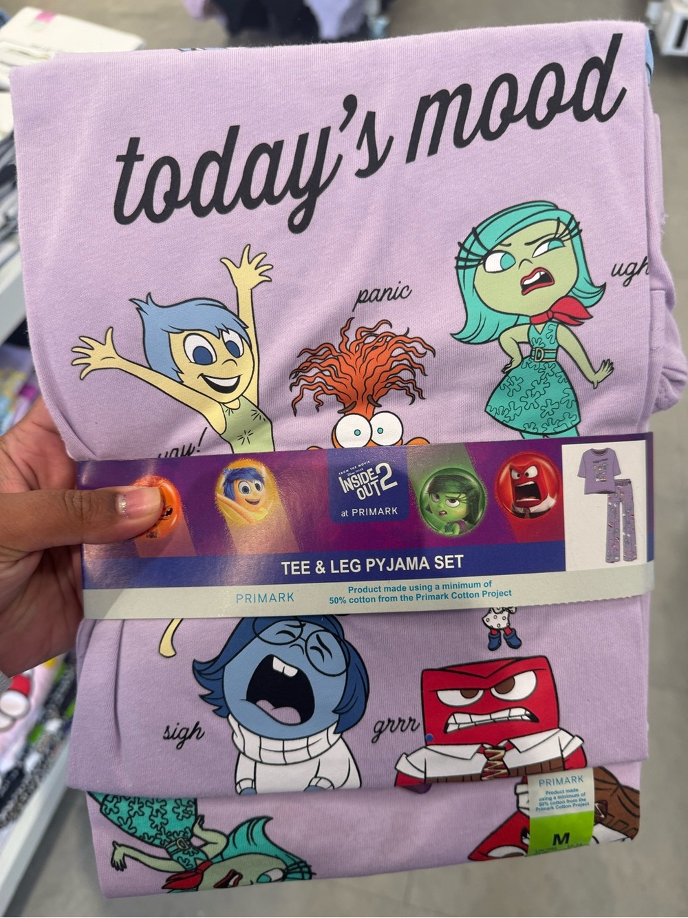 Inside out pajama set